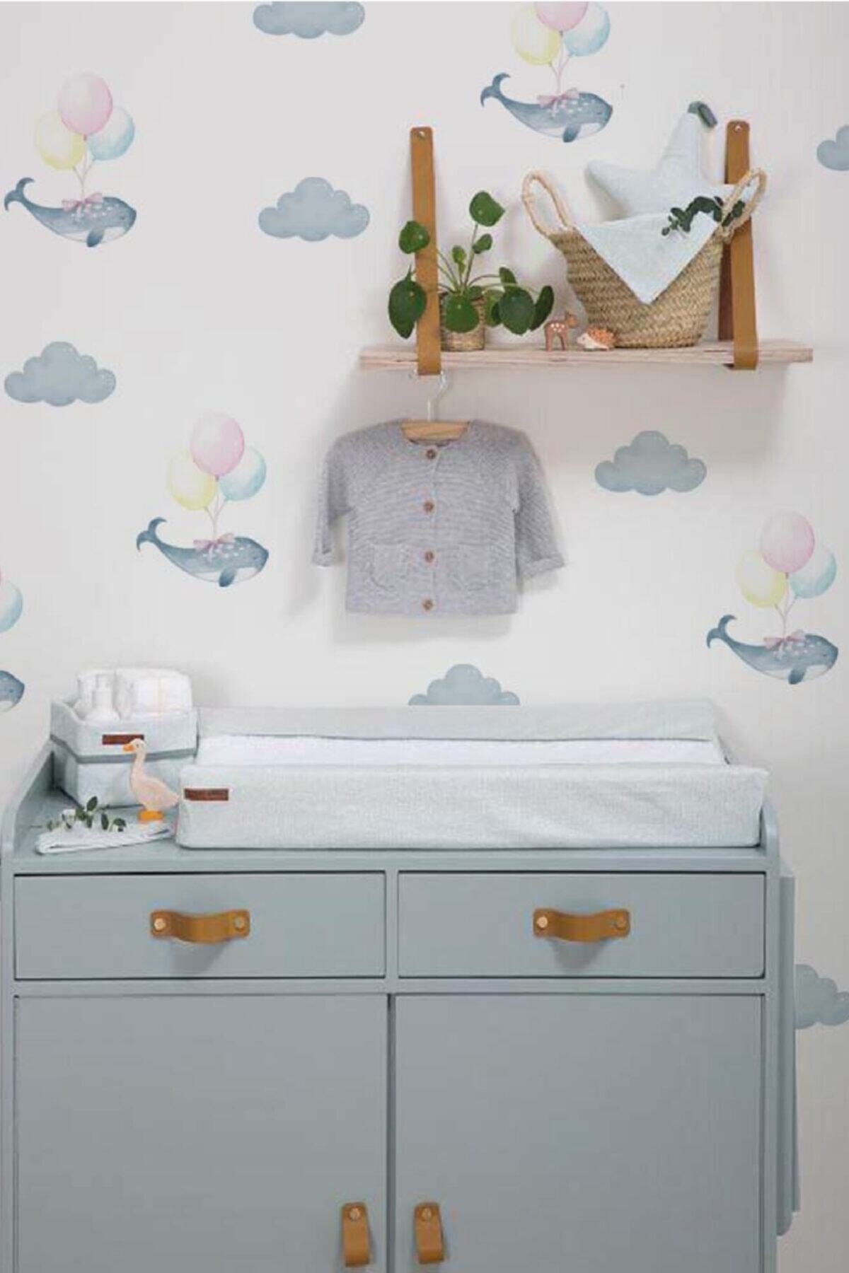 Uçan Balıklar Çocuk Odası Duvar Sticker