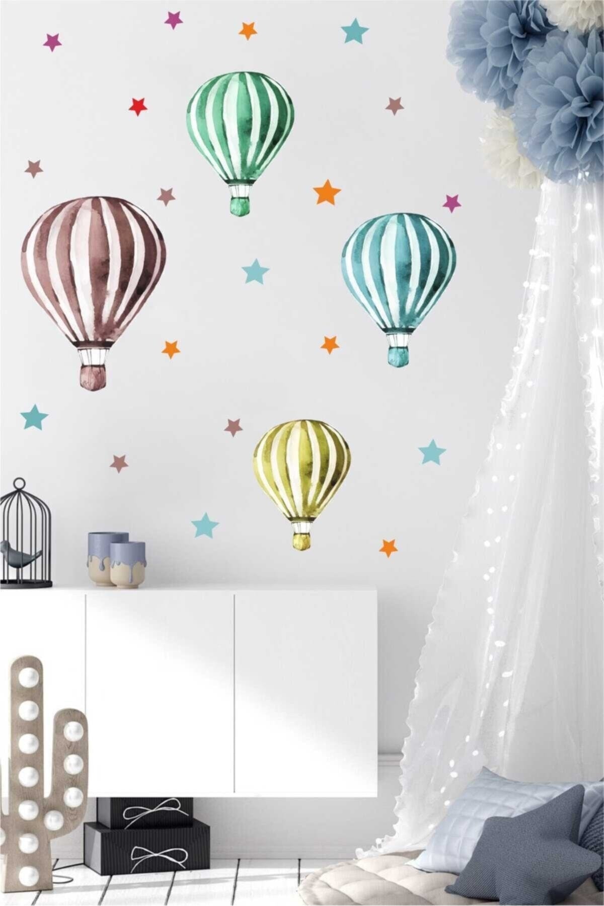 Renkli Balon Set Çocuk Odası Duvar Sticker