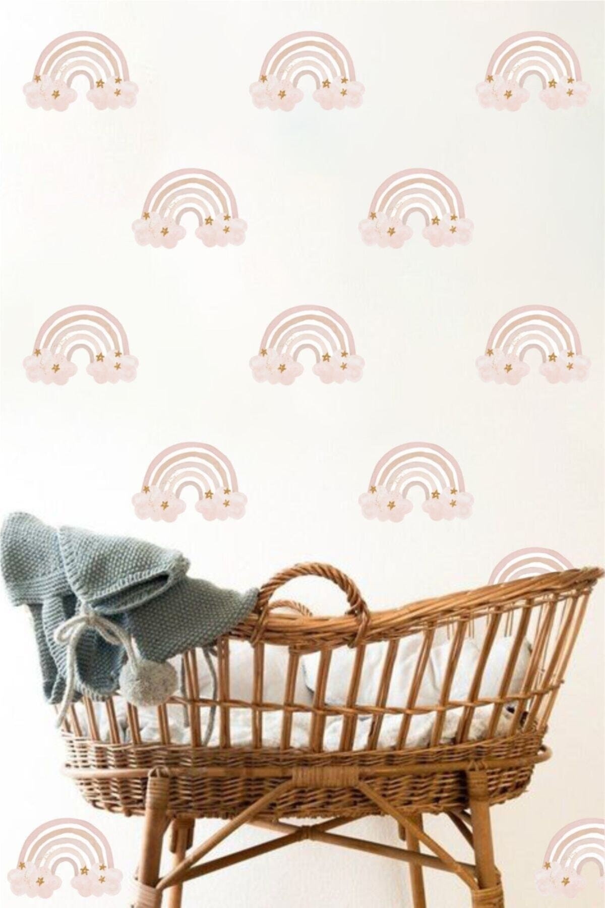 Rüya Mini Gökkuşaklar Duvar Stickerı