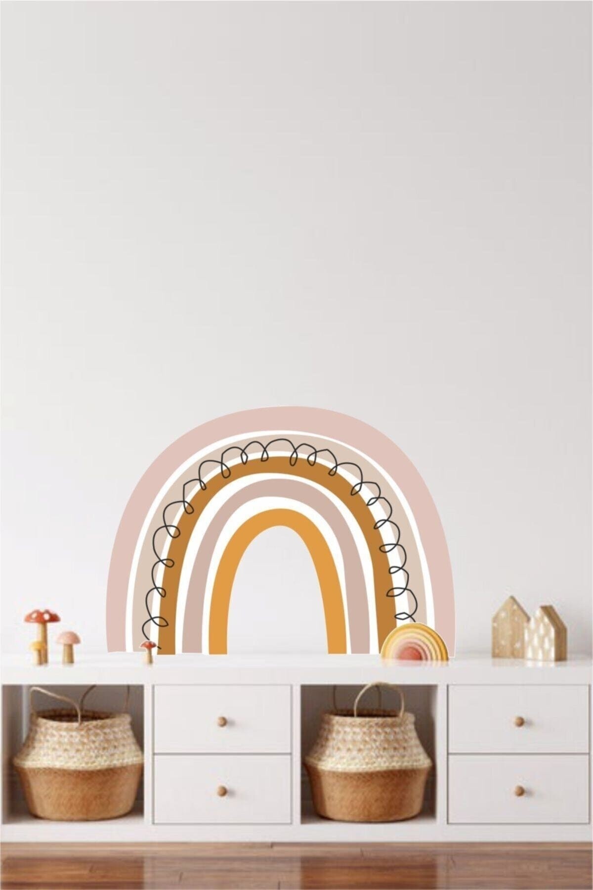 Boho Rainbow Çocuk Odası Sticker