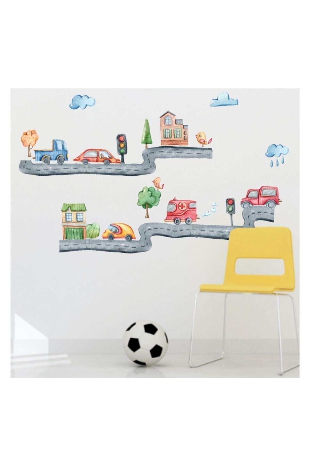 Trafik Set Çocuk Odası Duvar Sticker