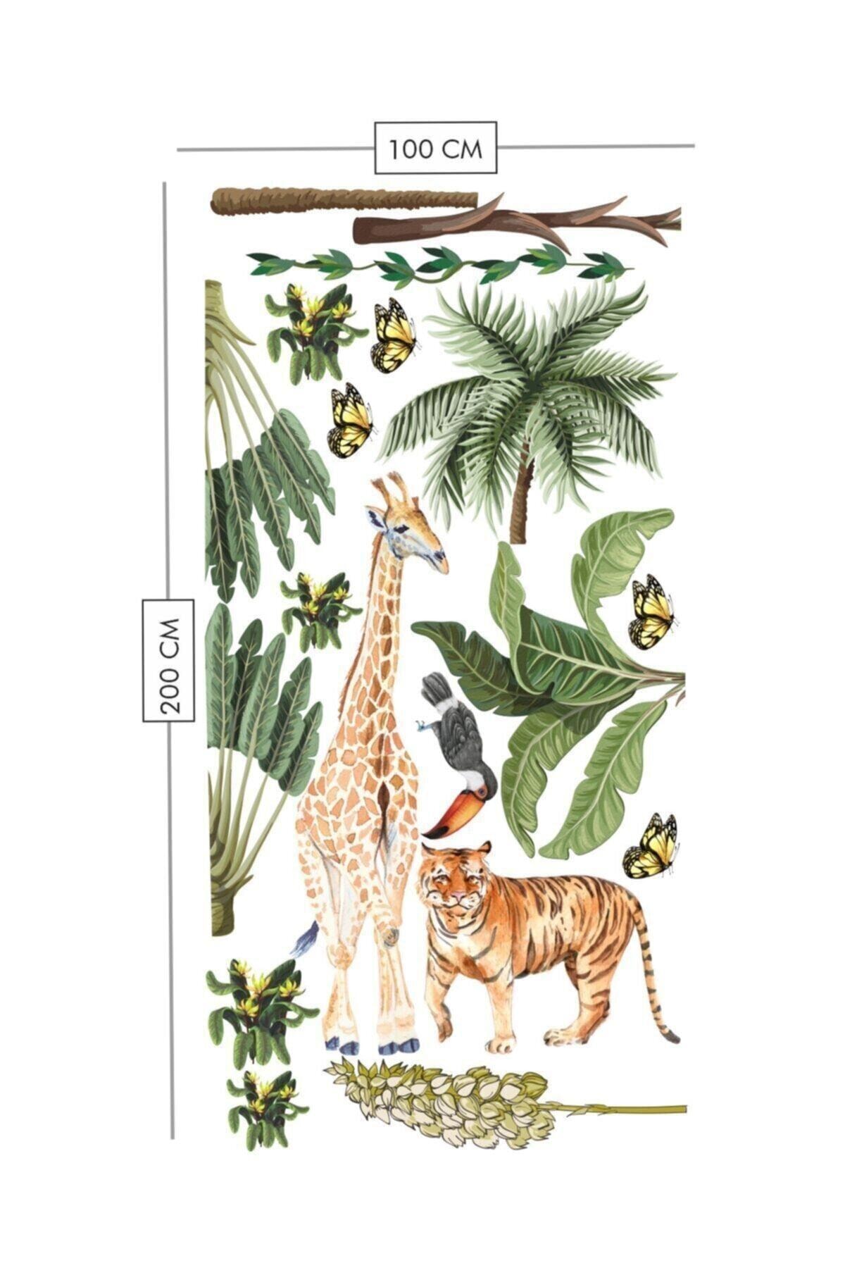 Safari Macerası Çocuk Odası Duvar Sticker