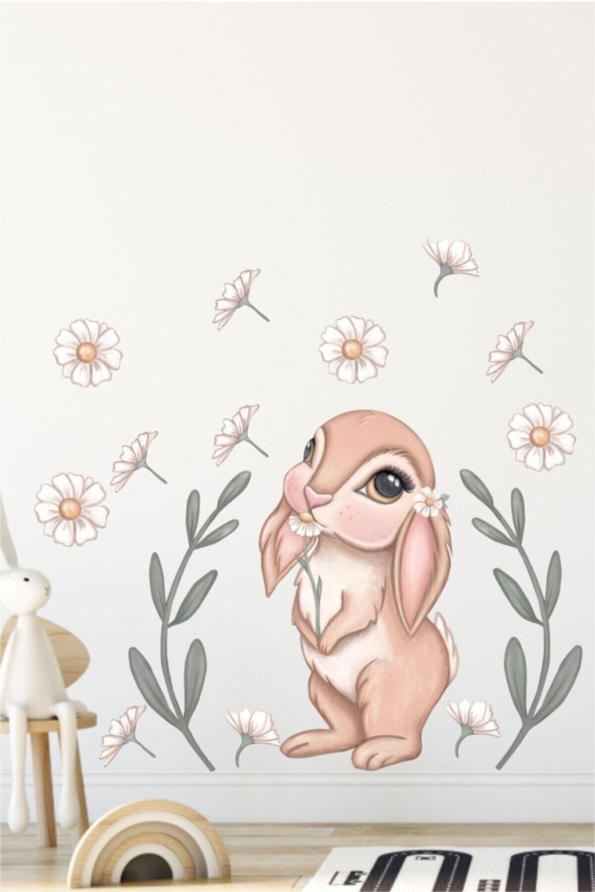 Tavşanın Rüyası Çocuk Odası Duvar Sticker