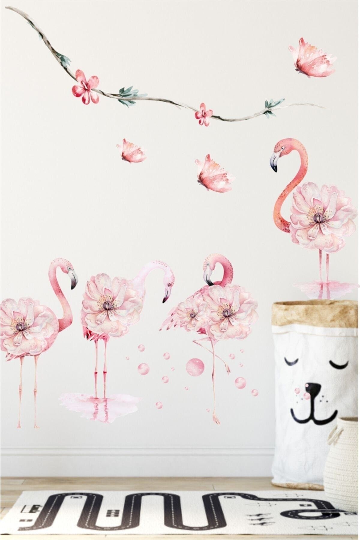 Flamingolar Duvar Sticker